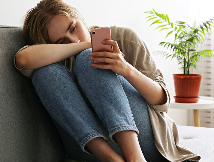 Woman on Her Cell Phone