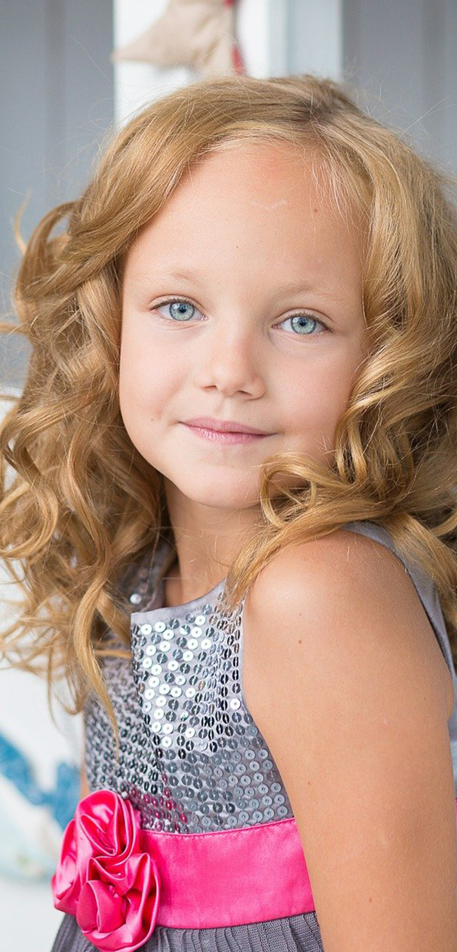 Young Child With Blonde Hair Young Child With Blonde Hair