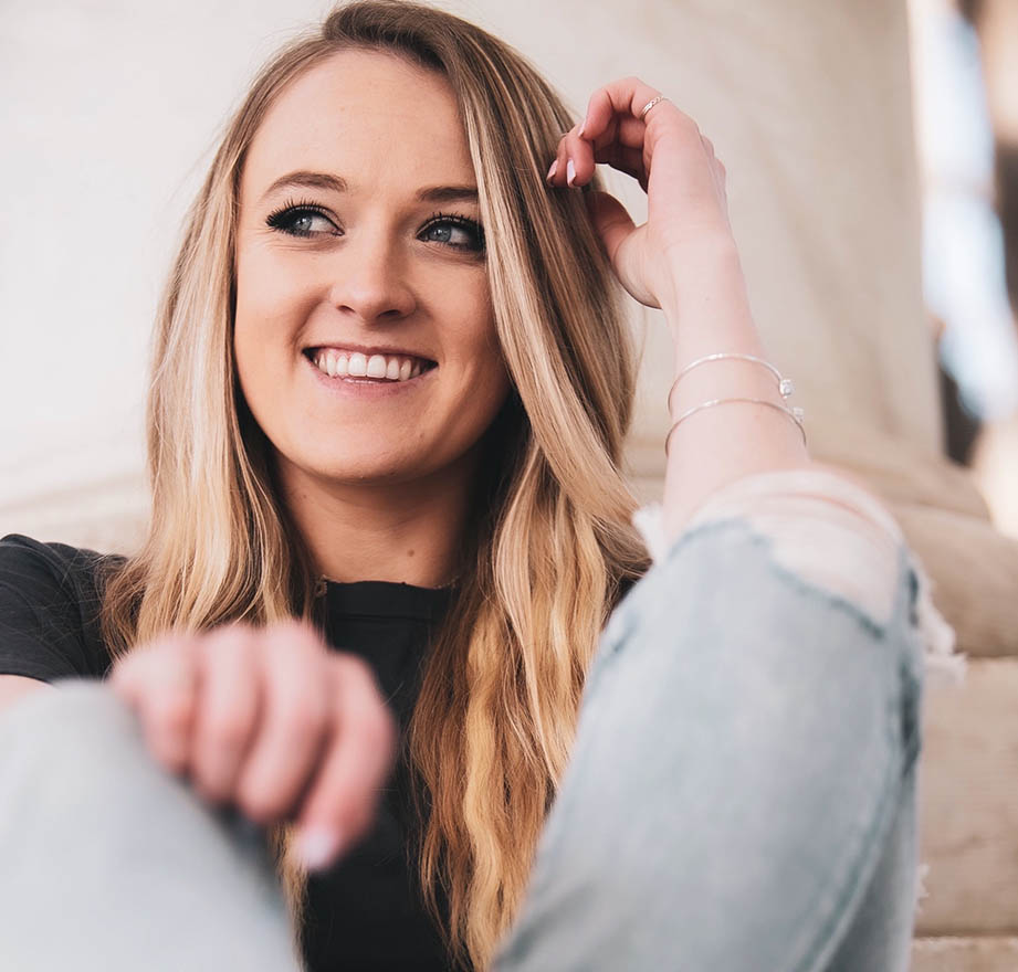 Teenage Woman Smiling Teenage Woman Smiling