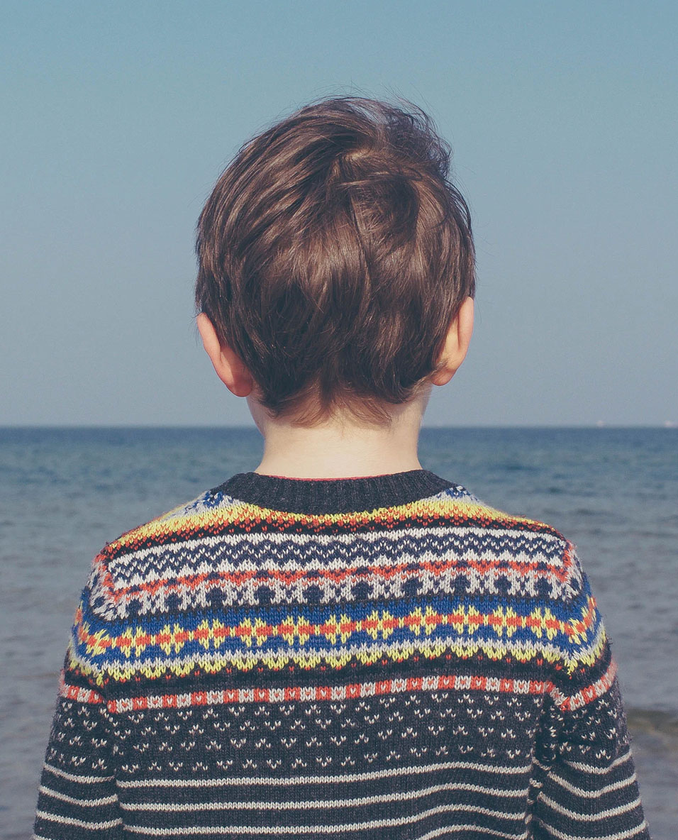 Child Looking at the Ocean Child Looking at the Ocean