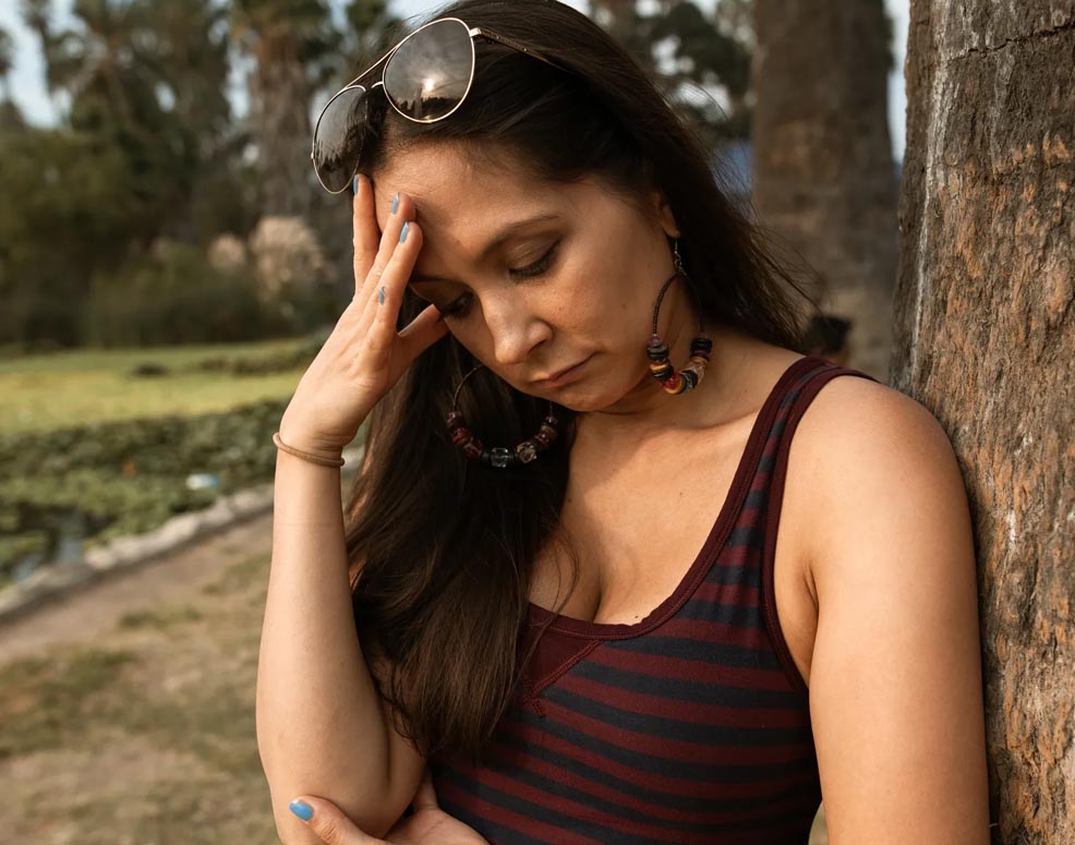 Woman Feeling Anxious Woman Feeling Anxious