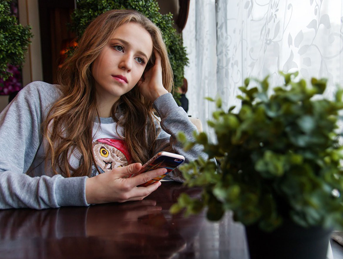 Girl on Her Phone Girl on Her Phone